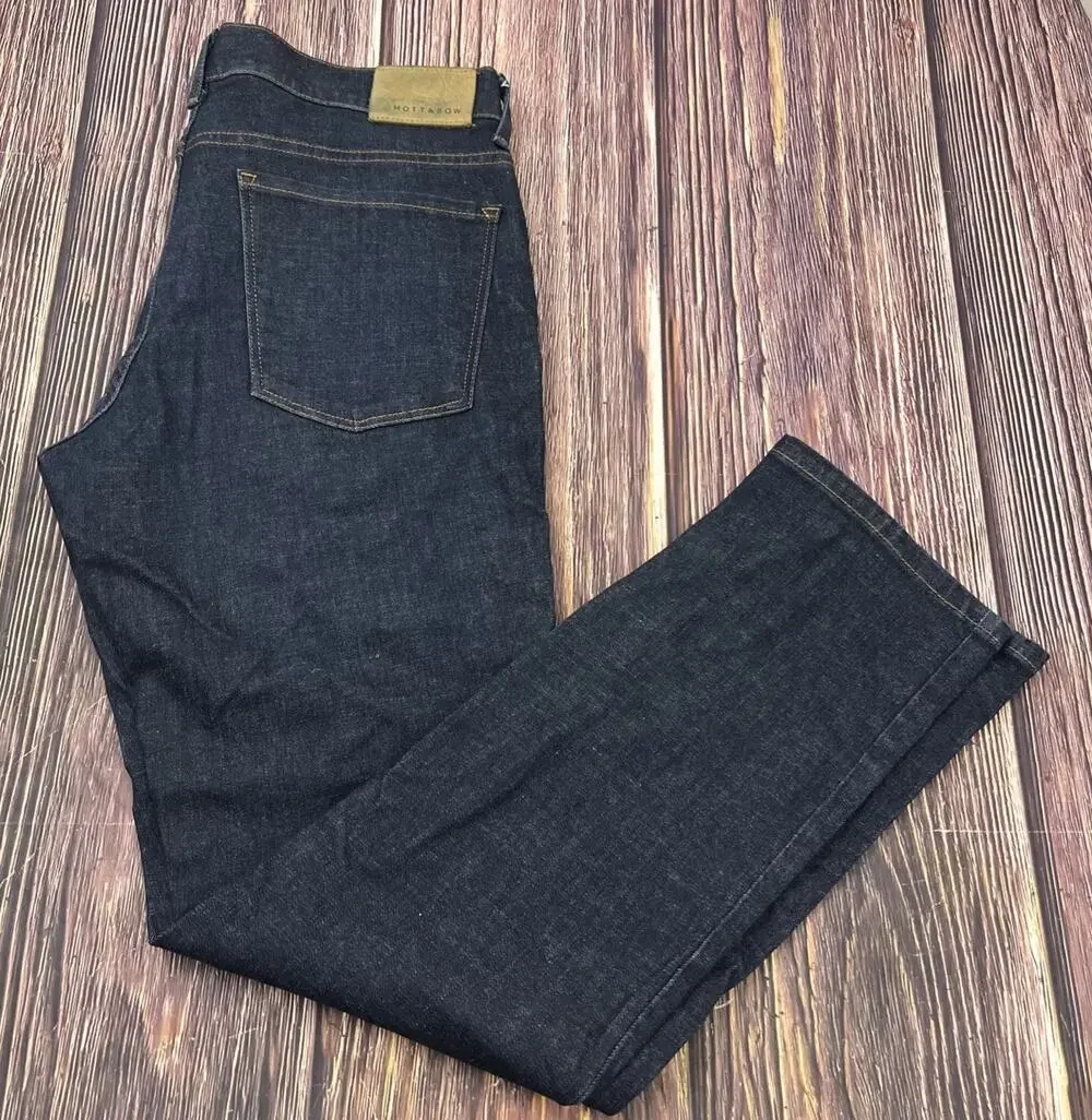Mott & Bow Dark Blue Slim Jeans Mens Size 34x32 (Actual 34x32) Stretch
